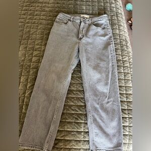 Abercrombie the ankle straight ultra high rise curve love